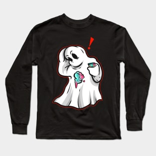 This Ghost or Spirit has spilled with Ice Cream Long Sleeve T-Shirt